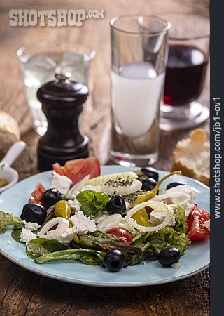 
                Griechischer Salat, Griechische Küche                   