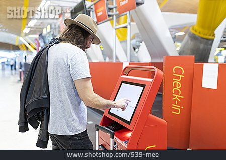 
                Flughafen, Touchscreen, Automat, Check-in                   