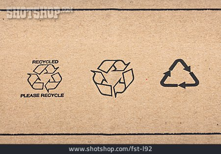 
                Symbol, Karton, Recycling                   