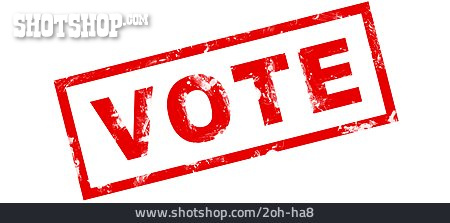 
                Vote, Roter Stempel                   