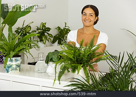 
                Zimmerpflanze, Topfpflanze, Wasserkanne                   