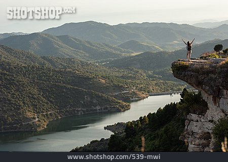 
                Woman, Freedom, Hike, Arms Up                   
