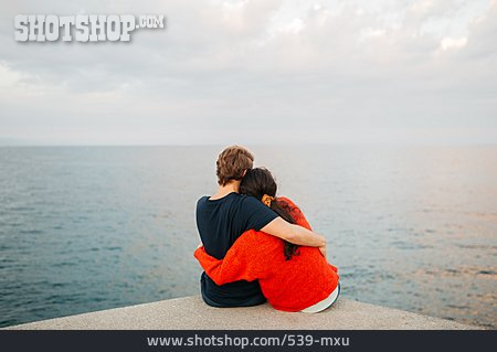 
                Couple, Love, Sea, Hug                   