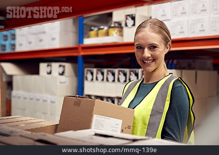 
                Smiling, Logistics, Portrait, Cartons, Employees                   