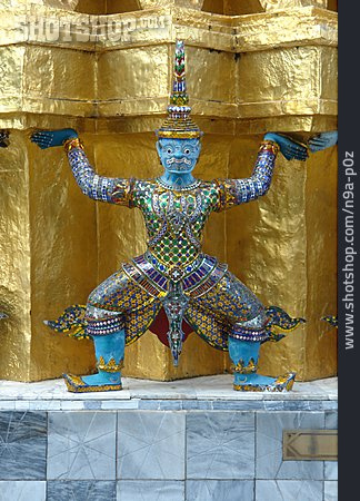 
                Buddhismus, Tempelfigur, Großer Palast                   