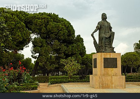 
                Park, Christoph Kolumbus, Kloster La Rabida                   
