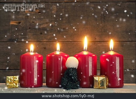
                Advent, Kerzenlicht, 4. Advent                   