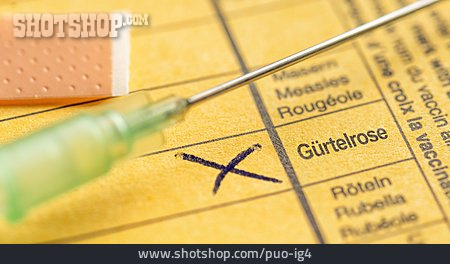 
                Impfen, Schutzimpfung, Gürtelrose                   