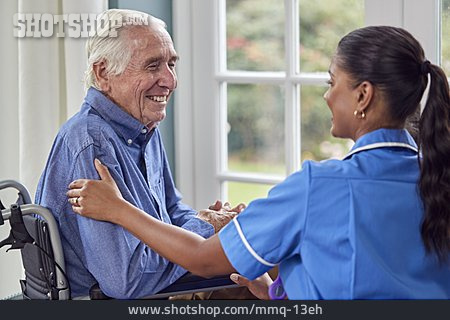 
                Home, Communication, Old Nurse, Touch, Nursing Home, Old Care, Home Visit                   