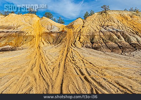 
                Sand, Tagebau, Abraum, Halde                   
