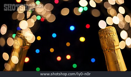 
                Lichter, Champagner, Neujahr, Festlich                   