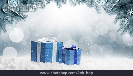 
                Winter, Weihnachten, Geschenk                   