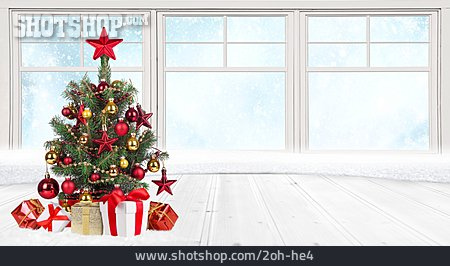
                Weihnachten, Weihnachtsbaum, Weihnachtsgeschenk                   
