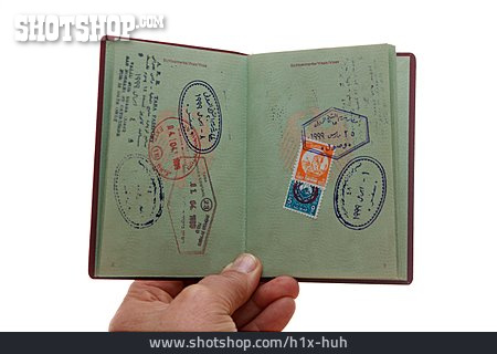 
                Reisepass, Stempel, Visa                   