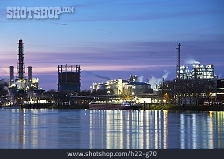 
                Harbor, Rhine River, Chemical Industry                   