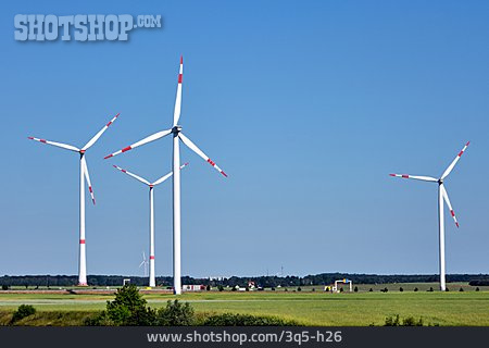 
                Elektrizität, Windenergie, Windrad                   