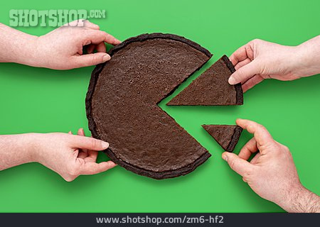 
                Schokoladenkuchen, Zugreifen                   