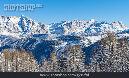 
                Winter, Berge, Dolomiten                   