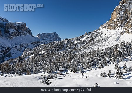 
                Winter, Berge, Dolomiten                   