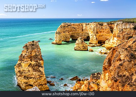 
                Felsküste, Algarve, Atlantischer Ozean                   