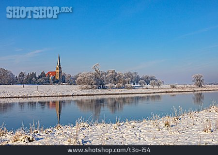
                Winter, Elbe, Boritz                   