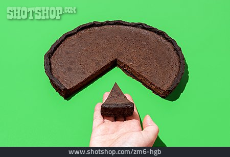 
                Kuchenstück, Schokoladenkuchen                   