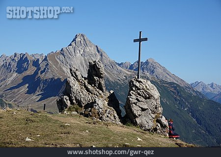 
                Gipfel, Gipfelkreuz, Allgäuer Alpen                   