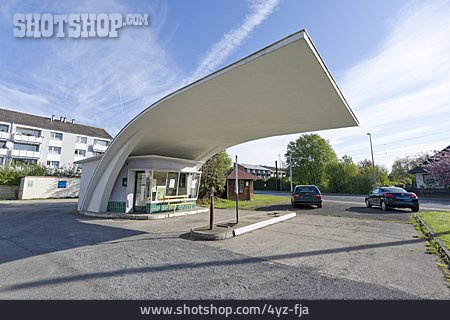 
                Dach, 50er Jahre, Tankstelle                   