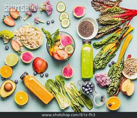 
                Gesunde Ernährung, Obst, Gemüse, Smoothie                   