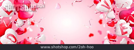 
                Luftballon, Valentinstag, Love                   