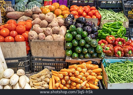 
                Lebensmittel, Gemüse, Gemüsemarkt                   