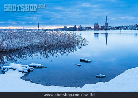 
                Winter, Warnow, Rostock                   