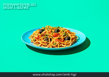 
                Mittagessen, Spaghetti Alla Puttanesca                   