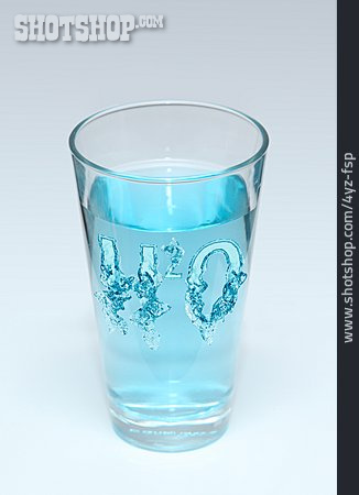 
                Wasserglas, H2o                   