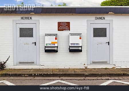 
                Toilettenhäuschen, Münzautomat                   