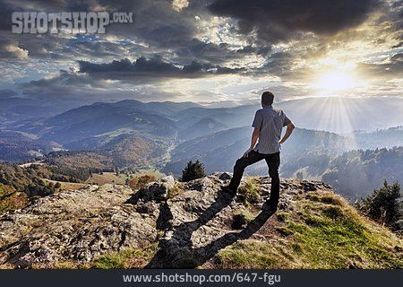 
                Mountain Panorama, View, Hike, Belchen                   