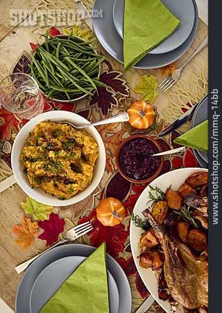 
                Mahlzeit, Amerikanische Küche, Thanksgiving                   