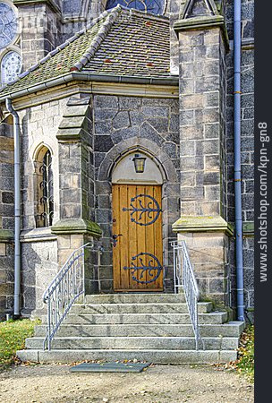 
                Kirche, Eingang, Kirchentür                   