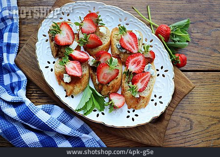 
                Erdbeere, Vorspeise, Bruschetta                   