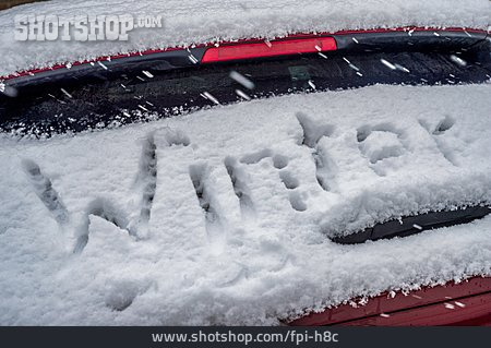 
                Winter, Auto, Eingeschneit                   