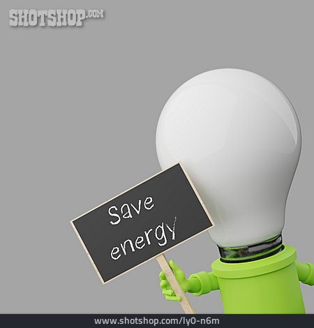 
                Energie, Glühbirne, Energiesparen, Save Energy                   