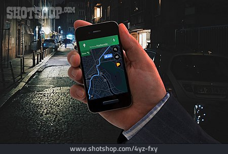 
                Navigation, Smartphone, App                   