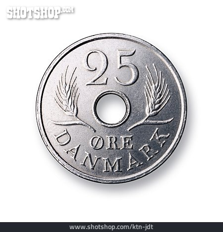 
                25, Dänische Krone, öre                   