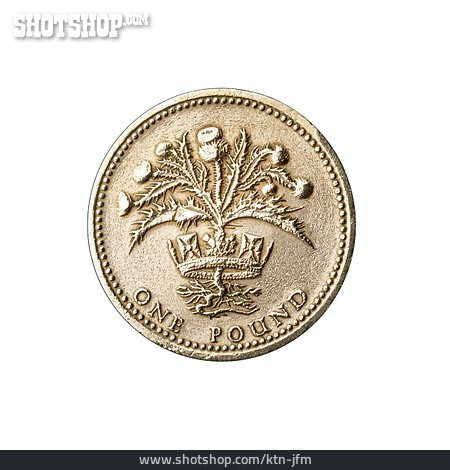 
                Münze, Pfund Sterling, One Pound                   