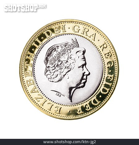 
                Münze, Pfund Sterling, Two Pounds, Elizabeth Ii                   
