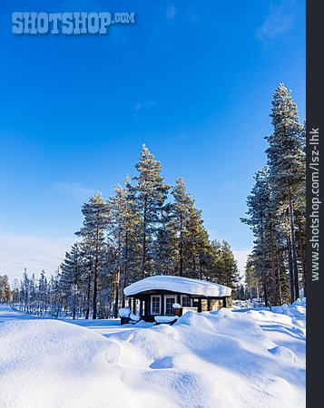 
                Winter, Schnee, Hütte                   