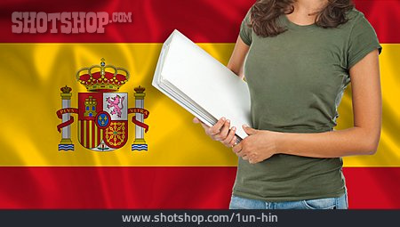 
                Spanien, Lernen, Studentin, Spanisch                   