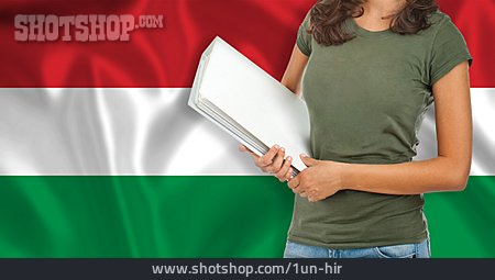 
                Lernen, Ungarn, Studentin, Ungarisch                   
