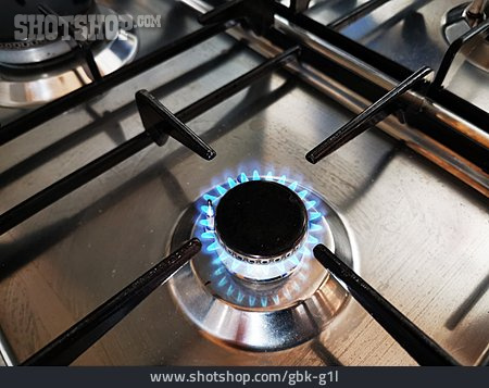 
                Gas Flame, Gas Cooker                   