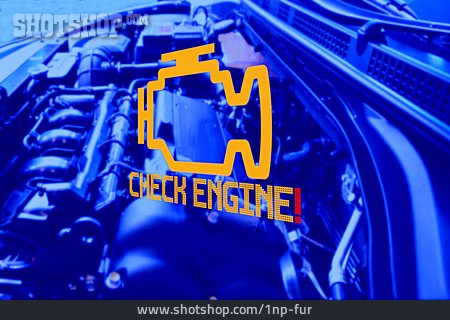 
                Motor, Problem, Check Engine                   
